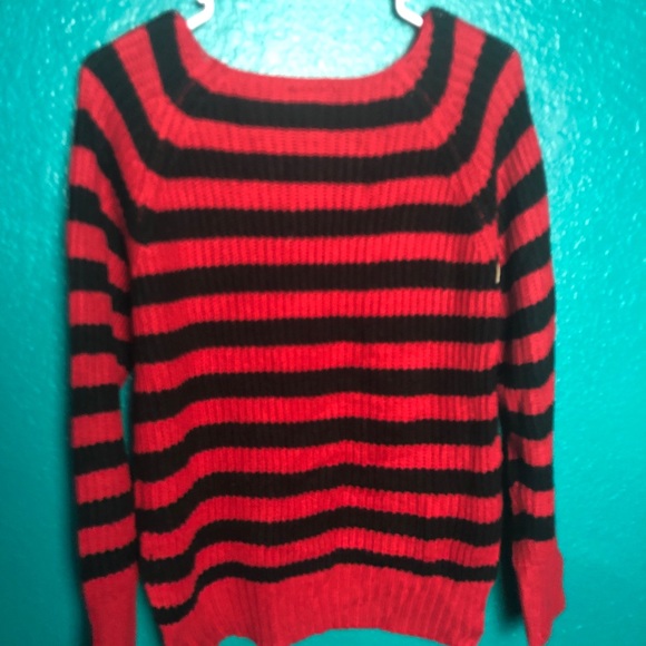 Red & Black Striped Sweatshirt from Rue21 - Picture 3 of 3